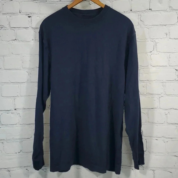 Carhartt Other - Men′s Carhartt Original Fit Crewneck Long Sleeve T-Shirt w Sleeve Logo Size S